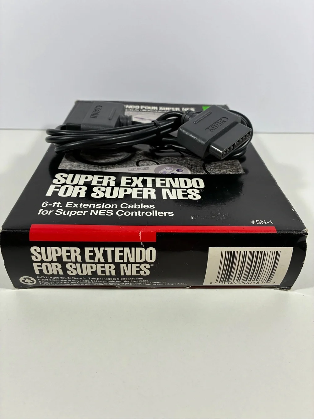 Super Extendo NES 7 Pin Controller Extension Cable 6ft - One Set of Cables NEW